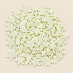 Glow-in-the-dark star and moon ceiling stickers