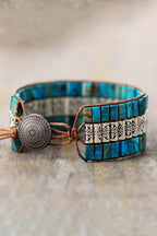 Triple-layer natural stone bracelet – view 11
