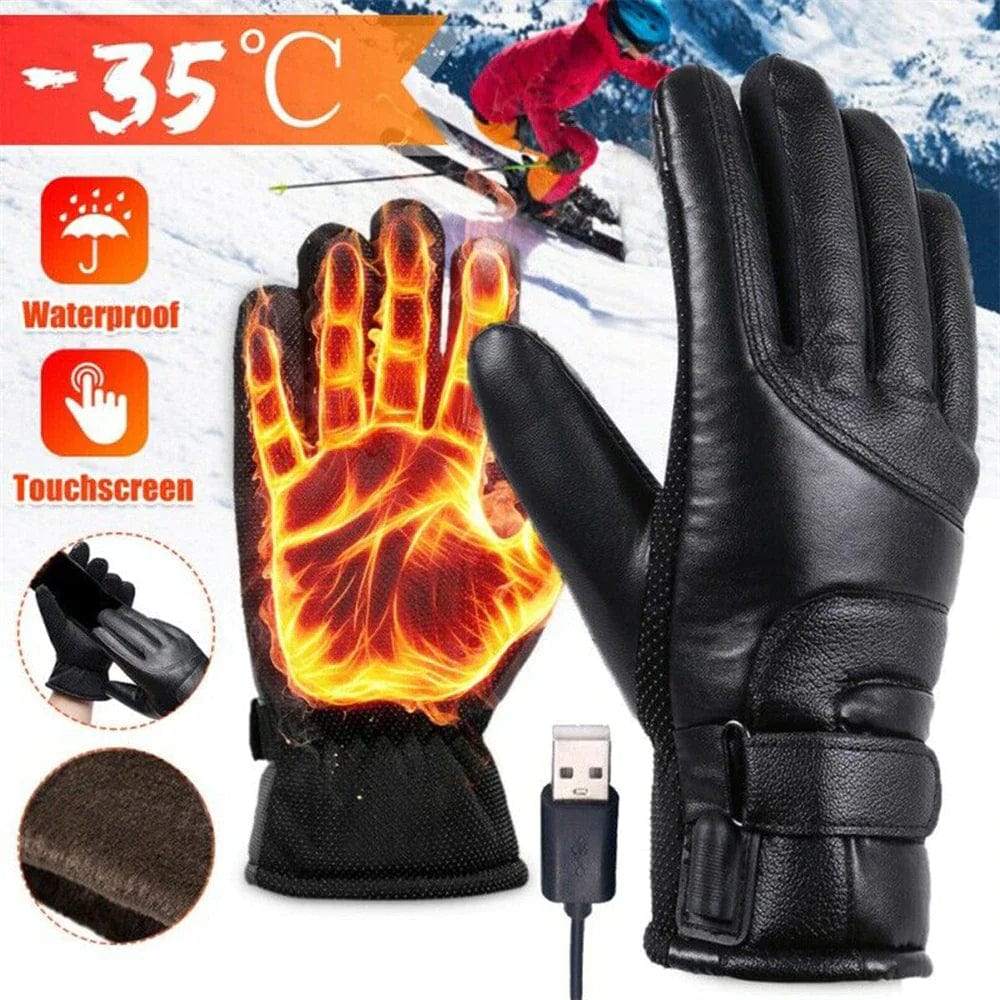 USB heated touchscreen gloves – view 2