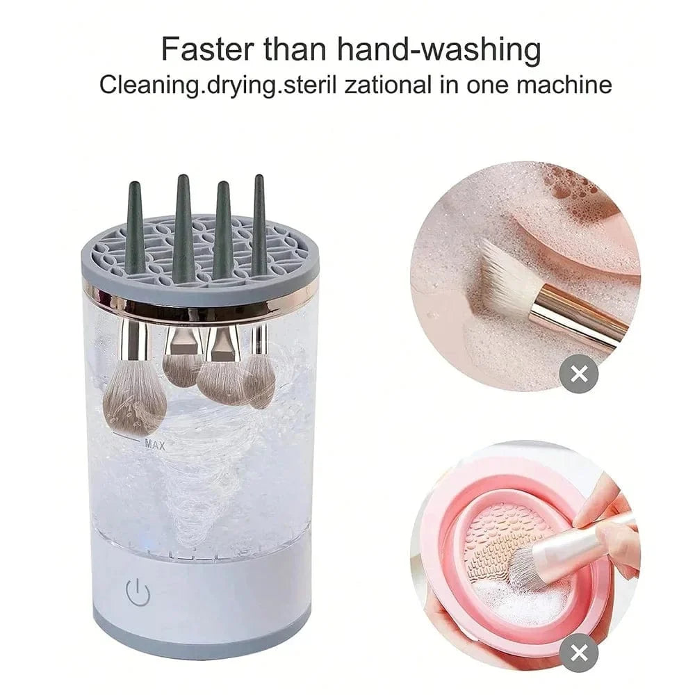 Electric makeup brush cleaner and dryer – view 15