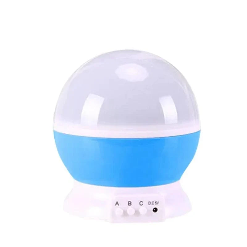 Rotating star projector night light – view 6
