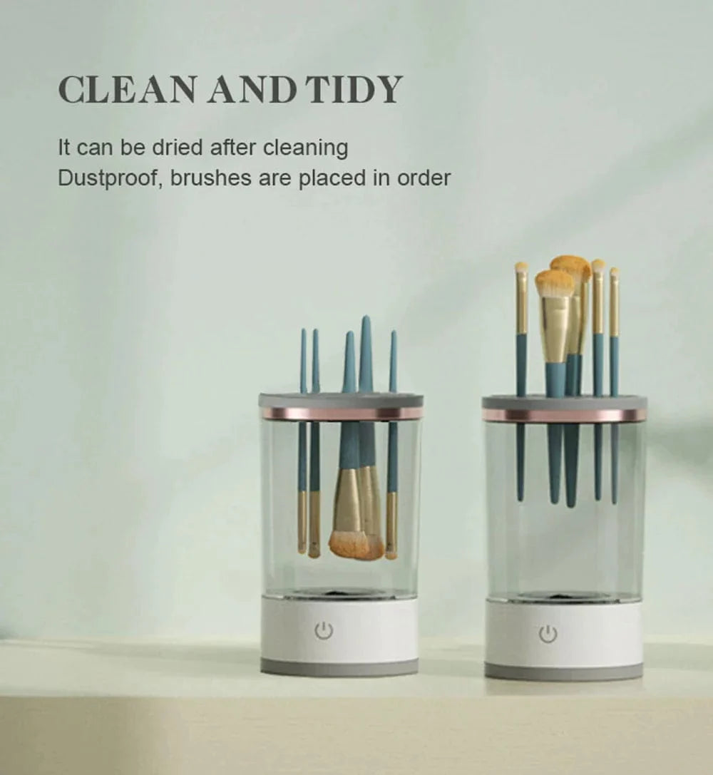 Electric makeup brush cleaner and dryer – view 18