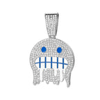 Iced face pendant and Cuban chain – view 4